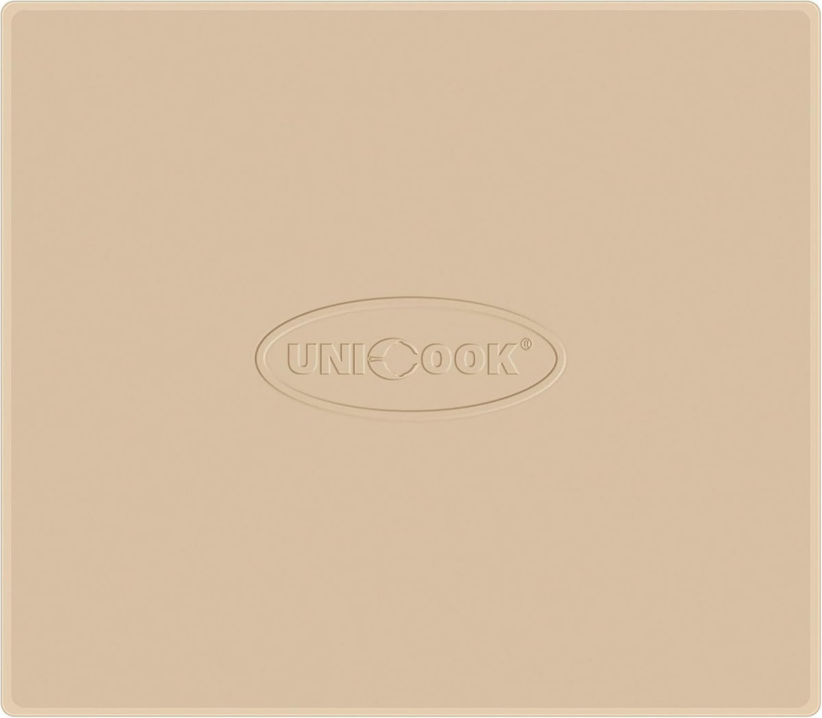 Unicook Pizza Stone for Oven Grill, 12" x 11" Rectangular Cordierite Stone