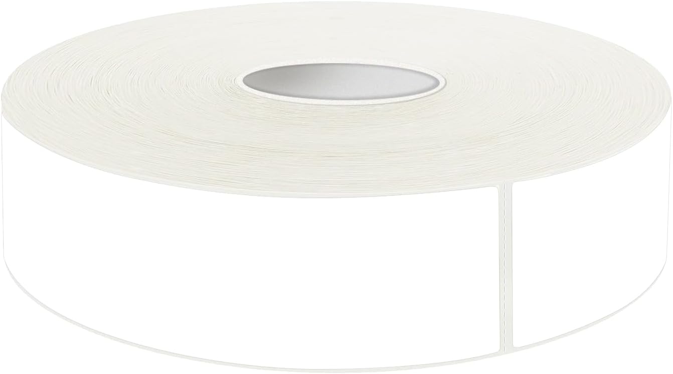 600 Blank Removable Freezer Labels Water Oil Resistant with Perforation Line for Food Containers Jars Pantry Organization (Ink Quick-Dry，1” x 2”)