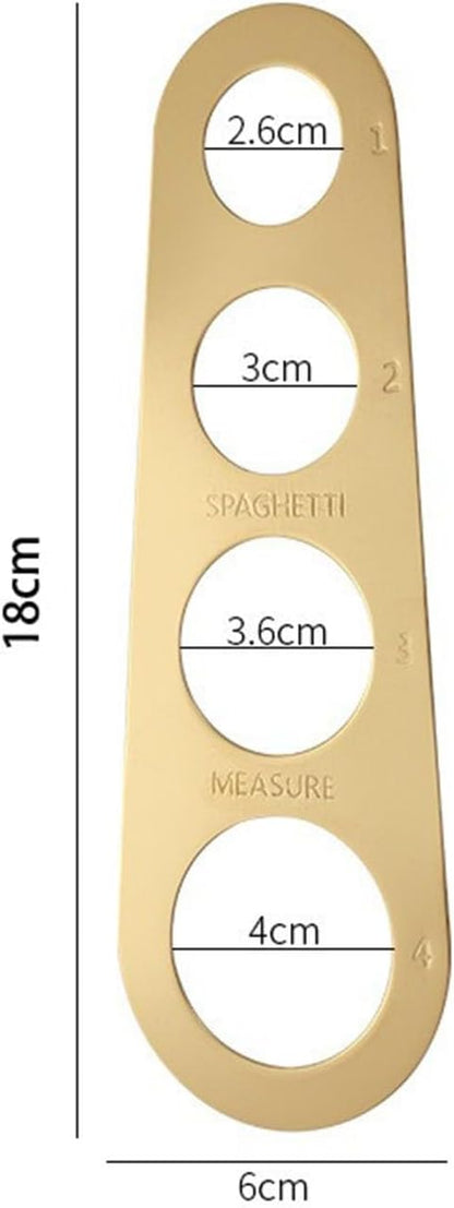 Stainless Steel Spaghetti Measurer Ruler For Pasta Portion Control