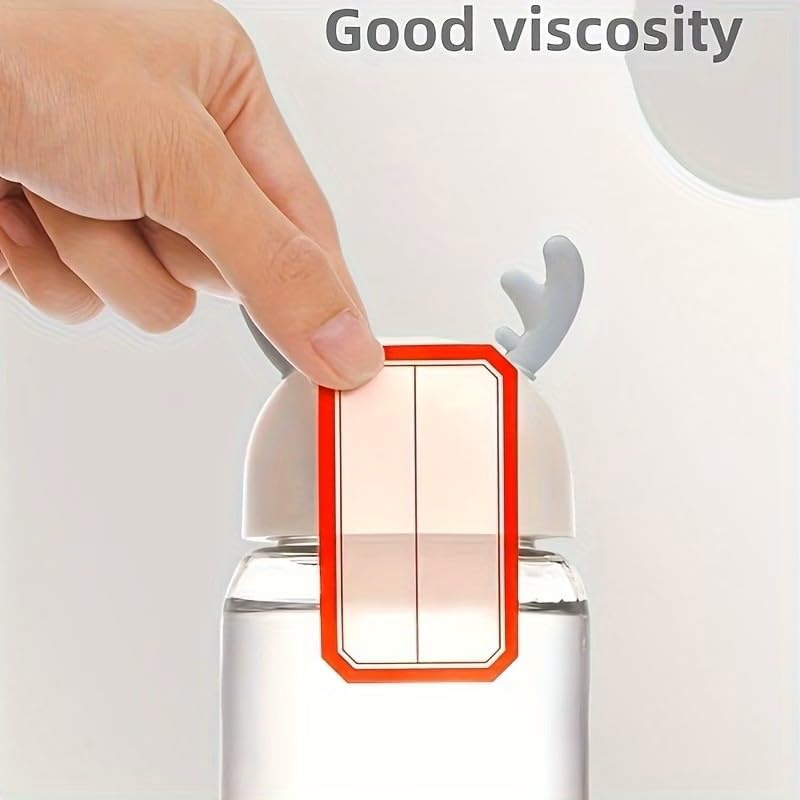 100-Pack Removable Freezer Labels, Waterproof Food Storage Stickers for Date & Contents Marking - Colors A