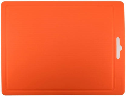 Made in Korea Silicone Cutting Board/Trivet, Non-Slip, 16.7'' x 10.3'', Dishwasher Safe, Easy Grip, BPA Free, Flexible Mat (Large, Red)