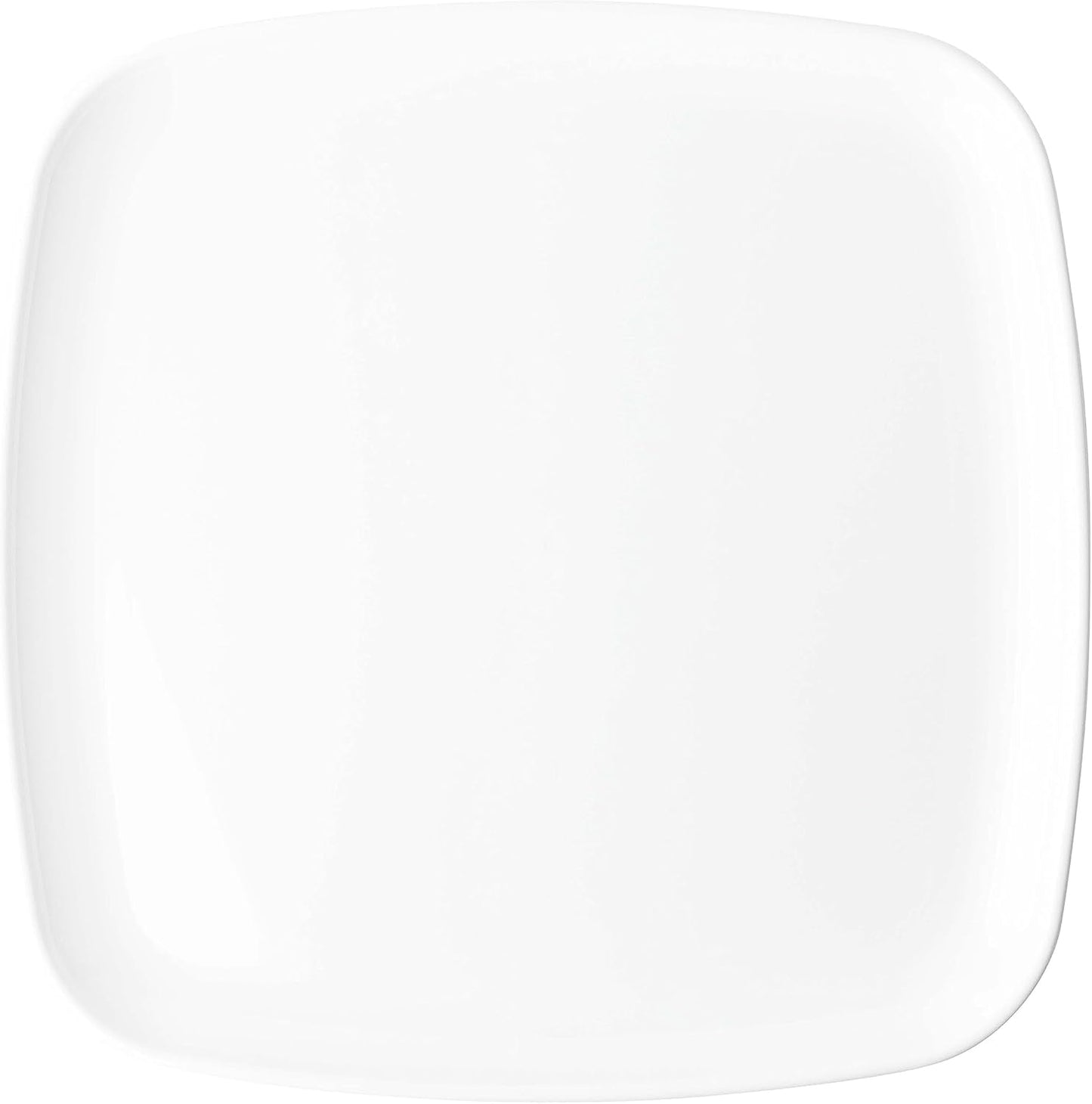 Plasticpro Plastic Serving Trays - Round Serving Platters with Gold Rim 14X14 Disposable Party DishPack of 2