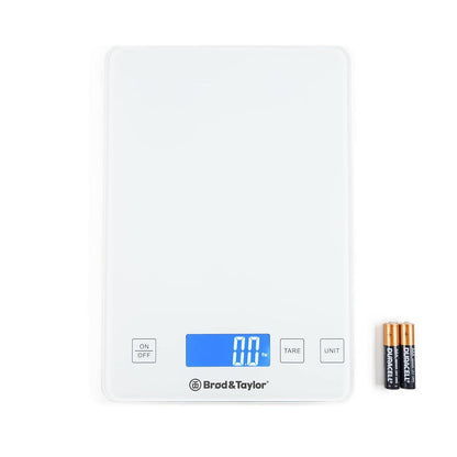 Brod & Taylor Precision Kitchen & Coffee Scale with Timer | (0.1g Precision)