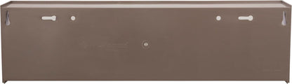 Akro-Mils TiltView Plastic Storage Cabinet with 6 Tilt Out Bins, Horizontal Organizer, Teacher Toolbox, and Office Supply Organizer, 23-5/8" W x 3-1/2" H x 3-3/4" D, Stone