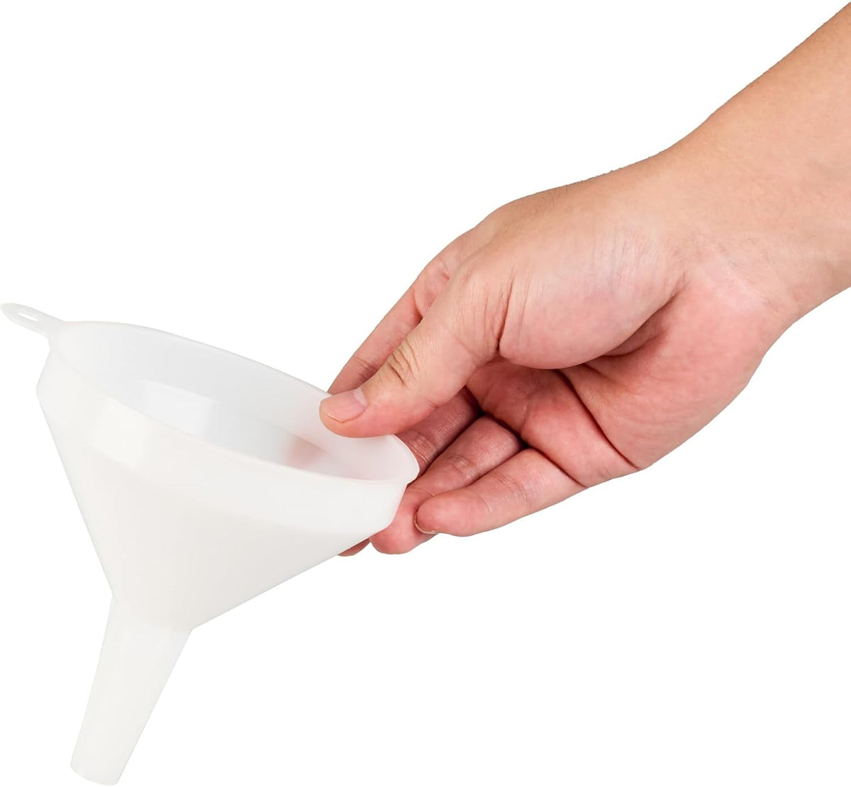 Restaurantware 8 oz White Plastic Funnel
