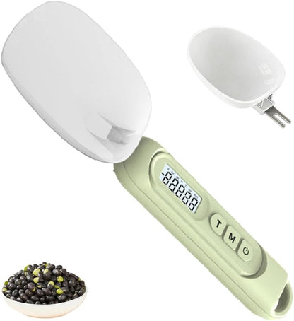 Electronic Measuring Spoon, High Precision Digital Kitchen Scale Spoon with Removable Head & LCD Display 0.1g Accuracy for Herbs, Baking, Coffee, Pet