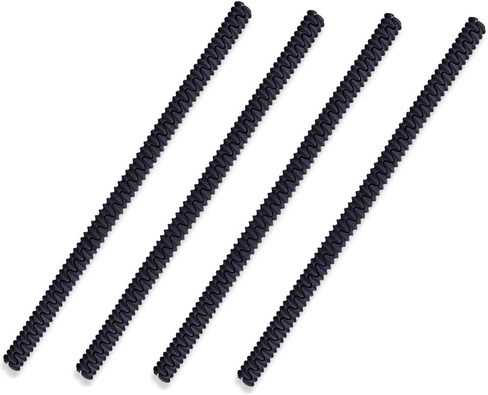ericotry 4Pcs Oven Rack Edge Covers, Silicone Heat Guard 14 Inch