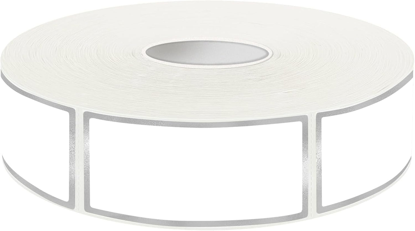 600 Blank Removable Freezer Labels Water Oil Resistant with Perforation Line for Food Containers Jars Pantry Organization (Ink Quick-Dry，1” x 2”)