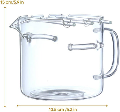 Glass Microwave Bacon Cooker,Multifunctional Glass Bacon Grill with Lid for Oven,Heat-Resistant Microwave Bacons Tray,Non-Stick Glasses Cooking Pot for Home Cooking, Picnics, and Barbecues