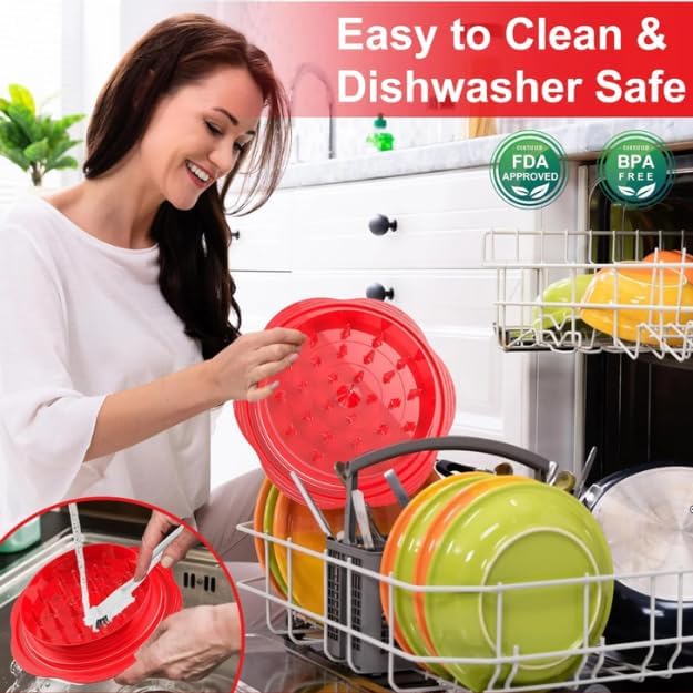 Upgraded 5-in-1 Large Chicken Shredder with Cleaning Brush & Tong 10'' Pro Chicken Shredder Tool Twist Large Stable Anti-Slip Ergonomic Handle Removable Tray Dishwasher Safe, BPA Free