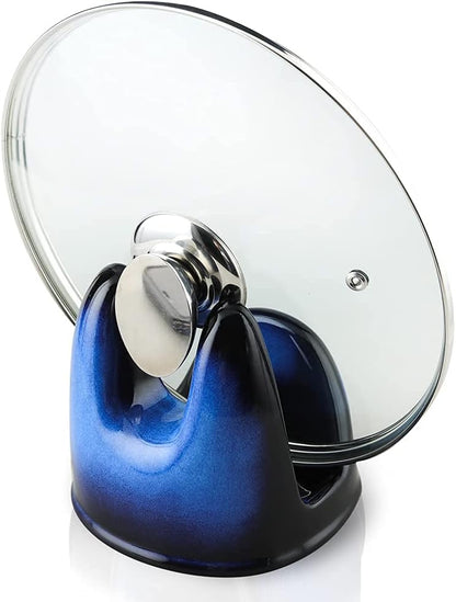 Nihow Ceramic Pot Lid Holder While Cooking for Kitchen Counter/Stove Top