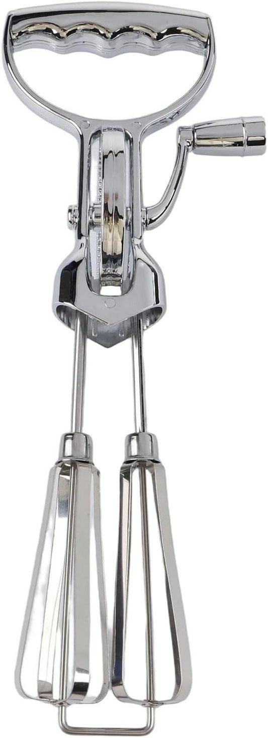 Stainless Steel Electroplated Hand Crank Mixer, Manual Egg Beater