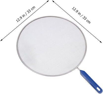 4-Pack Oil Splatter Guard Mesh Covers for Frying Pans and Pots Splashproof Kitchen Oil Screen 18.50X12.99X0.39 Inch Kitchen Accessories for Cooking Safety