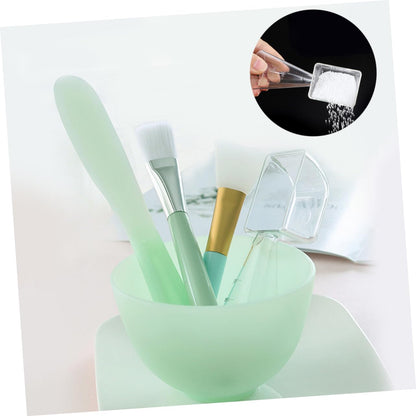 5pcs Diy Face Mask Kit Facial Mask Mixing Bowls Silicone Bowl Set Facial Stick Tool for Makeup