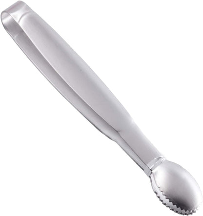 HINMAY Sugar Tongs 4-Inch Mini Serving Tongs Stainless Steel Appetizer Tongs, Set of 4