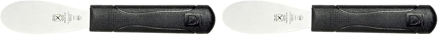 Mercer Culinary Millennia Bench Scraper, 5 7/8 Inch X 3 1/2 Inch Blade, Black Handle
