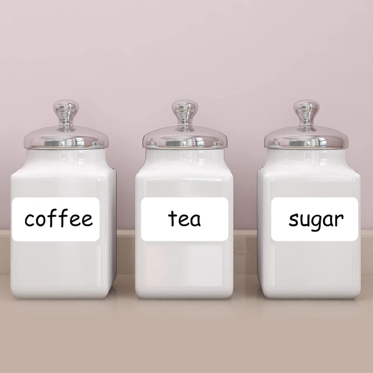 Reusable Dry Erase Labels for Organizing, Storage Bin, Craft, Jars, Pantry Labels, Sticky Notes for Office School Home Gift Chioce, Removable (2x4 inches, 24PCS) (White)