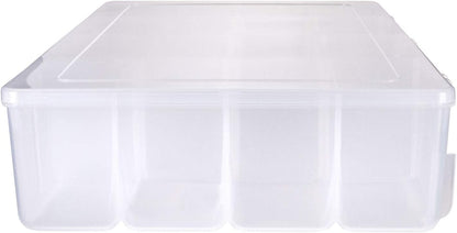 ArtBin Large Solutions Box Clear Art & Craft Organizer with Dividers - Plastic Storage Case for Convenient and Versatile Storage - Ideal for Various Craft Supplies