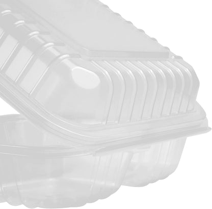 Karat FP-HC99PP-3CU 9"X 9" PP Hinged Containers 3 Compartment - (Case of 200)