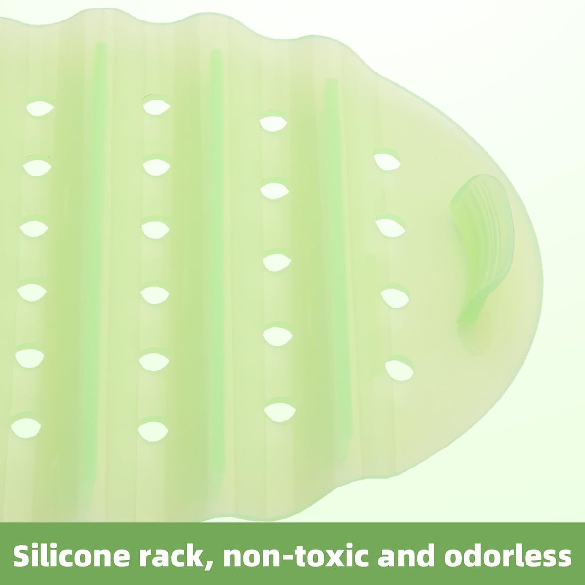 Silicone Microwave Steamer Collapsible Cooker for Vegetables Fish Prep Meal