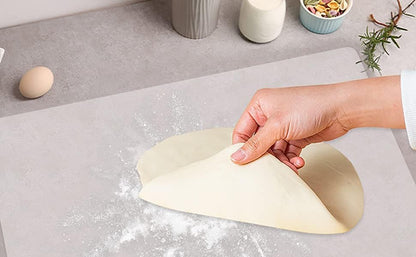 Extra Large Silicone Mats for Kitchen Counter, 27.6'' x 19.7'' Nonskid Silicone Placemats for Kids, Nonstick Purple Silicone Mat for Baking Crafts, Silicone Dab Mat Heat Resistant, 1Pack - Colors B