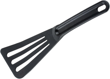 Mercer Culinary Hell's Tools Hi-Heat Slotted Spatula, 12 Inch x 3.5 Inch, Gray