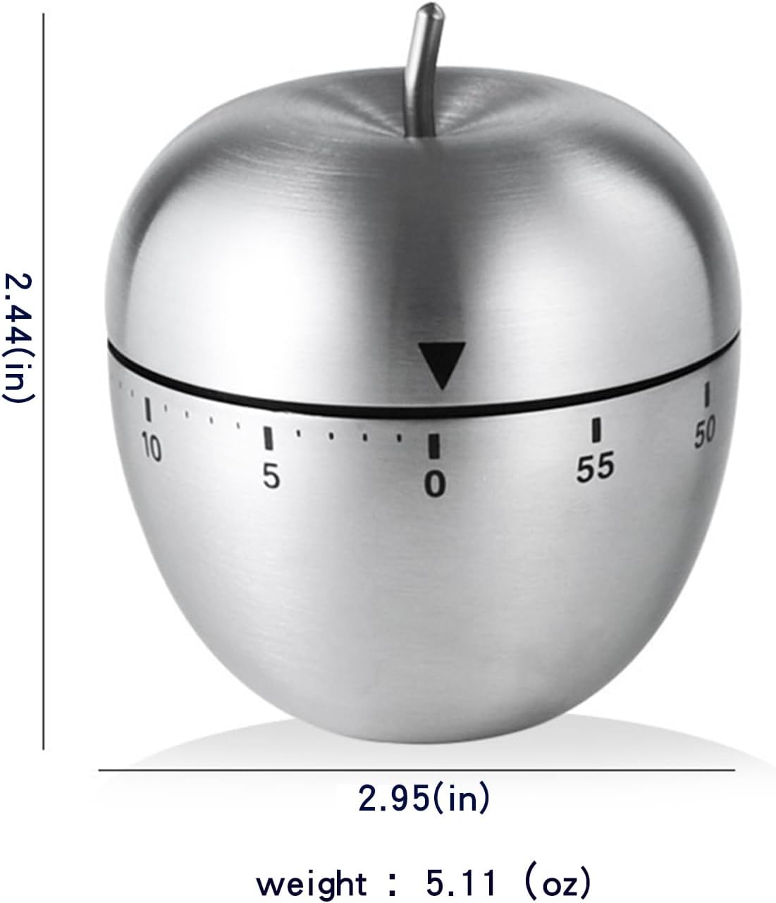 Cute Egg Shape Kitchen Timer, 60 Minute Mechanical Countdown Timer, Wind Up Cooking Timer with Loud Alarm, No Battery Needed, Visual Timer for Kids Classroom Baking and Home Use