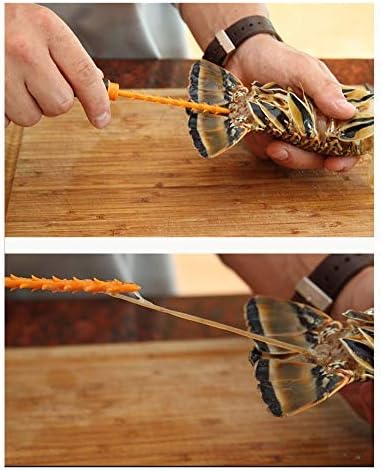 D Vein Lobster Deveiner - Simple to Use Lobster Cleaner Tool - Perfect for Divers and Lobster Lovers to Use with Lobster Crackers, Lobster Picks and Lobster Kits - Green