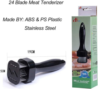 Meat Tenderizer for Tenderizing with 24 Stainless Steel Blades Cooking Machine for Your Kitchen