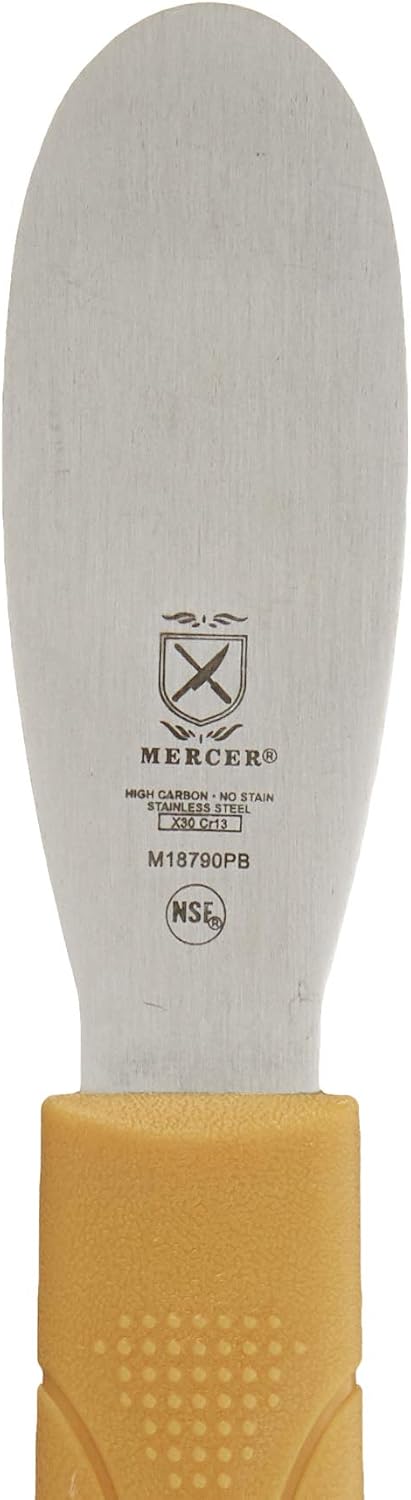 Mercer Culinary Millennia Bench Scraper, 5 7/8 Inch X 3 1/2 Inch Blade, Black Handle