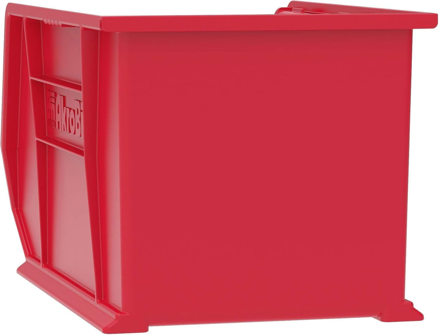 Akro-Mils 30270 AkroBins Plastic Storage Bins, Space-Saving Stackable Bins for Garage, Pantry, Craft Organization, 18" x 16" x 11", Clear, 3-Pack