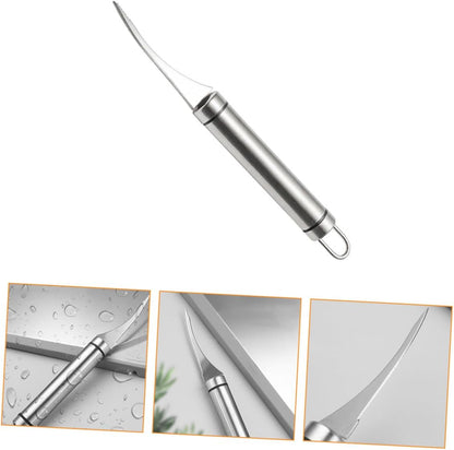2 Piece Stainless Steel Shrimp Peeler for Kitchen Shell Cleaning