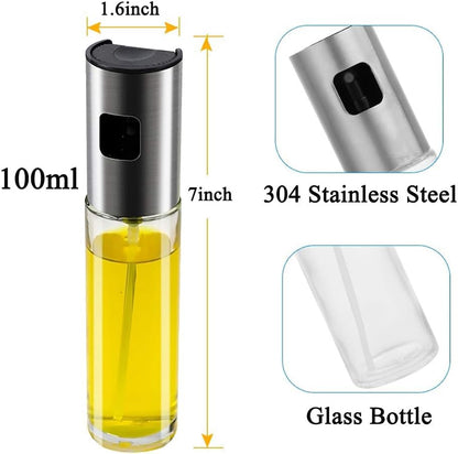 Oil Sprayer for Cooking Olive Oil Sprayer Mister for Air Fryer Vegetable Vinegar Oil Portable Mini Kitchen Gadgets for Baking,Salad,Grilling,BBQ,Roasting
