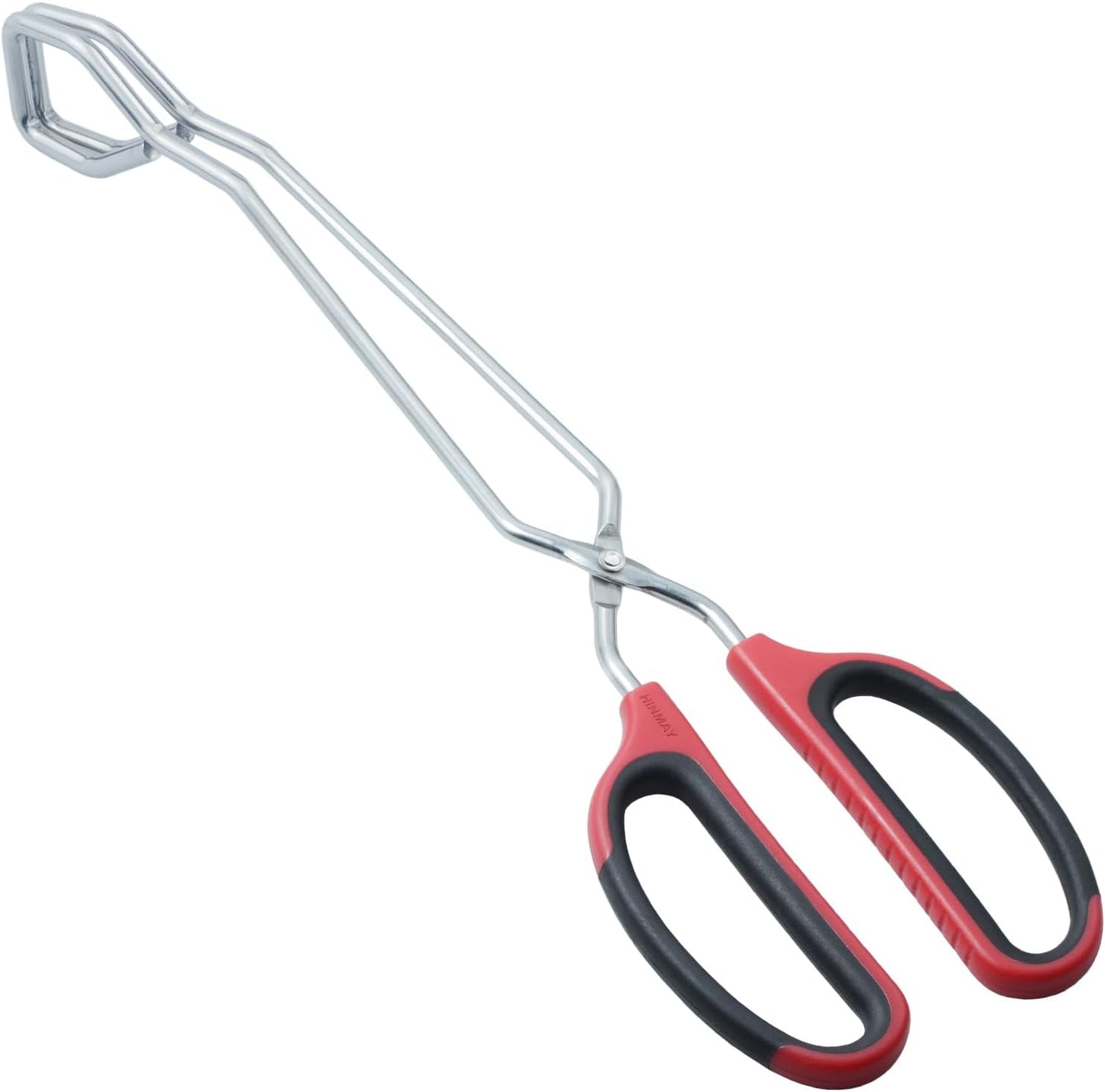 HINMAY Stainless Steel Scissor Tongs 11-Inch and 13-Inch Set, Set of 2