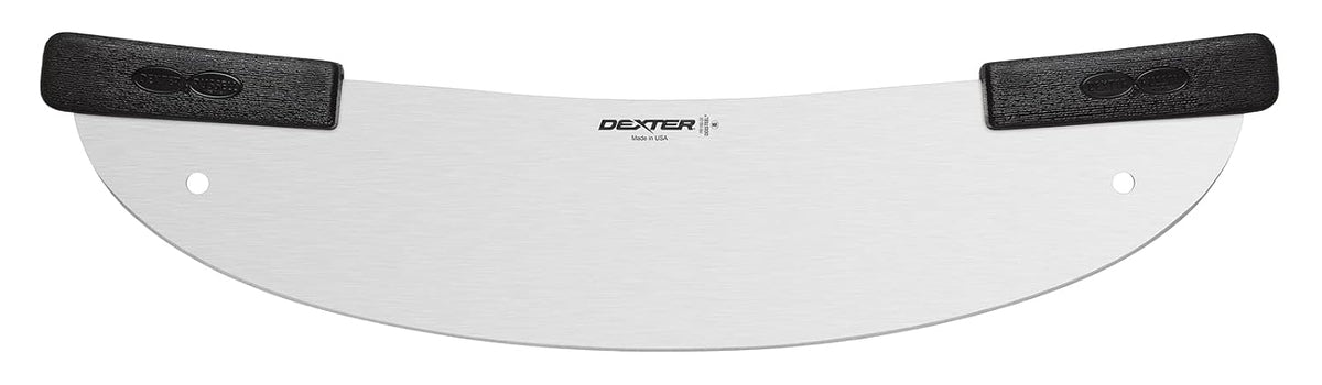 Dexter-Russell 20" Pizza Rocker Knife | 18053 | Professional High-Carbon Stainless Steel Blade with Slip-Resistant Polypropylene Handle | Made in USA | Heavy Duty Rocker Style Pizza Cutter