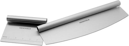 HENCKELS BBQ Grill Tool Set, Stainless Steel Barbecue Accessories with Spatula, Tongs, Fork & Basting Brush, Heavy Duty Outdoor Grilling Kit for Camping, Tailgate & Backyard Cooking