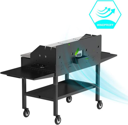 28 Inch Griddle Wind Guard/Screen and Warming Rack for Blackstone, Accessories Kit (For 28")