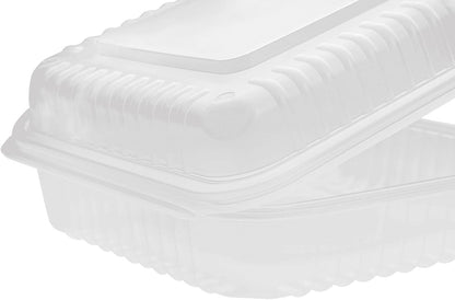 Karat FP-HC99PP-3CU 9"X 9" PP Hinged Containers 3 Compartment - (Case of 200)