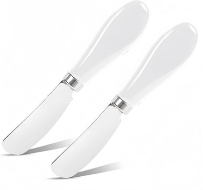 Butter Spreader Knife Set, 2 Pack Butter Knives and Cheese Knives