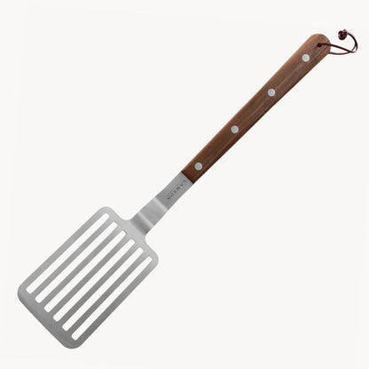 Lamson Fish Spatula, Slotted Metal Turner, 3 x 6 In, Right Hand | Ultra Durable composite handle, dishwasher safe; flexible stainless blade; a dedicated left-handed model is available