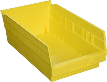 Akro-Mils 30130 Plastic Shelf Bins, Heavy Duty Storage Bins for Garage, Closet, and Drawer Organization, 12" x 6-1/2" x 4", Blue, 12-Pack | Closet, and Drawer Organization, 12" x 6-1/2" x 4", Blue, 12-Pack
