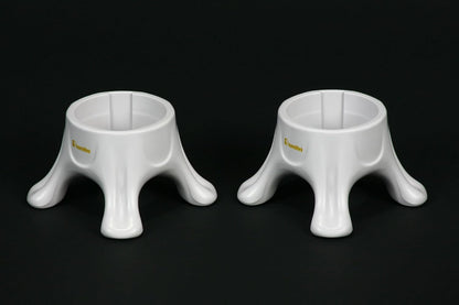 Dunlin - Condiment Bottle Holder (CBH) Deluxe - 1 Small (CBH 500) and 1 Large (CBH 1000), Matte Black - Upside Down Bottle Emptying Holders