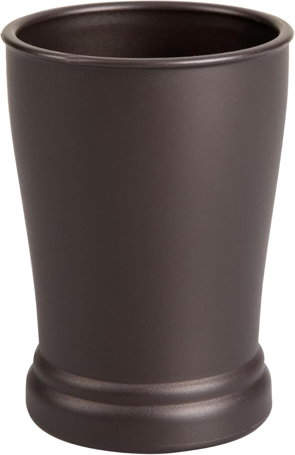 iDesign Tumbler Cup for Bathroom Organization, The Kent Collection, 3" x 3" x 4.25", Bronze (Pack of 2)
