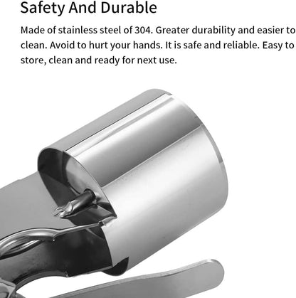 Ice Cream Scoop Stainless Steel, Cylindrical Scooper with Trigger Release