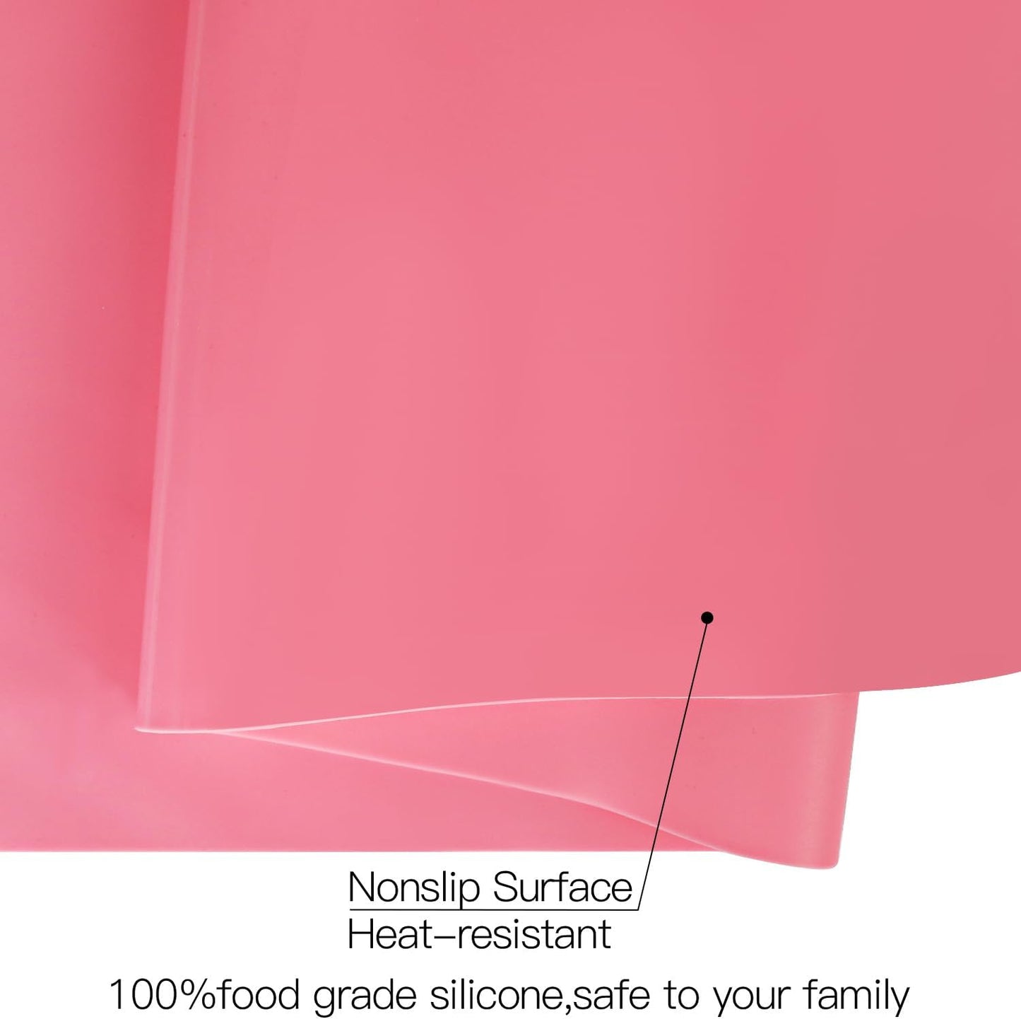 Extra Large Silicone Mats for Kitchen Counter, 27.6'' x 19.7'' Nonskid Silicone Placemats for Kids, Nonstick Purple Silicone Mat for Baking Crafts, Silicone Dab Mat Heat Resistant, 1Pack - Colors B