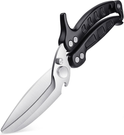 DRAGON RIOT Heavy Duty Poultry Shears - A Must Have Kitchen Shears for Chicken and Meat Cutting - Dishwasher Safe and Stainless Food Kitchen Scissors for Thanksgiving