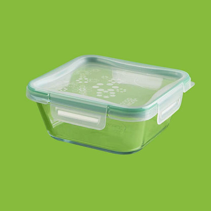 Snapware Glass Total Solutions (12-Pack) Food Storage Containers Set, (1, 2 & 4 Cup), Airtight & Leakproof Plastic Locking BPA-Free Lids, Freezer Dishwasher Microwave Safe