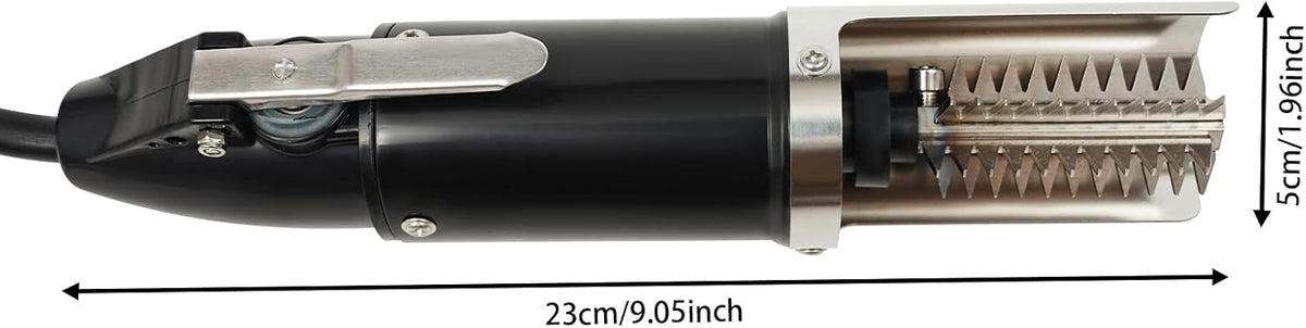 Electric Fish Scaler – 5500-7000 RPM High-Speed Stainless Steel Descaler, IPX5 Waterproof & 6-Sided Blades for Freshwater/Saltwater Fish – Kitchen & Commercial Use (Includes Adapter)