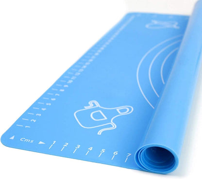 Silicone Baking Mat, 20" x 16", Blue