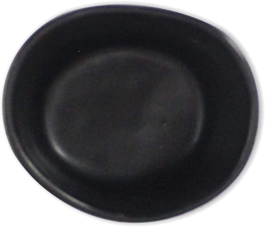 roro Handmade 2-Inch Matte Black Ceramic Pinch Bowls, Set of 6 – Versatile Stoneware for Spices, Condiments, Appetizers & Finger Foods